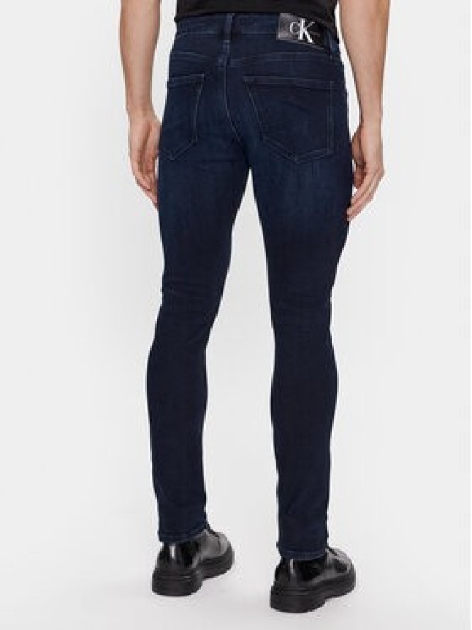 Calvin Klein Jeans Jeansy J30J323695 Granatowy Skinny Fit