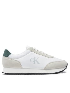 Calvin Klein Jeans Sneakersy Retro Runner YM0YM01119 Écru