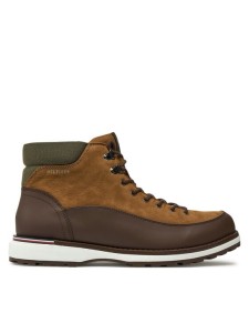 Tommy Hilfiger Trzewiki Corporate Outdoor Nubuck Boot FM0FM05190 Brązowy