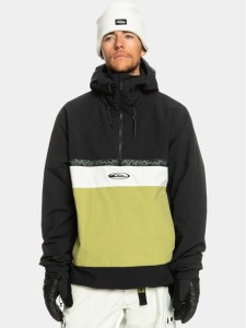 Quiksilver Kurtka anorak Steeze Jk Snjt EQYTJ03421 Czarny Regular Fit