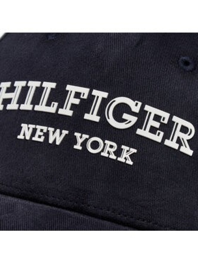 Tommy Hilfiger Czapka z daszkiem Monotype Stacked Branding Cap AM0AM12253 Niebieski