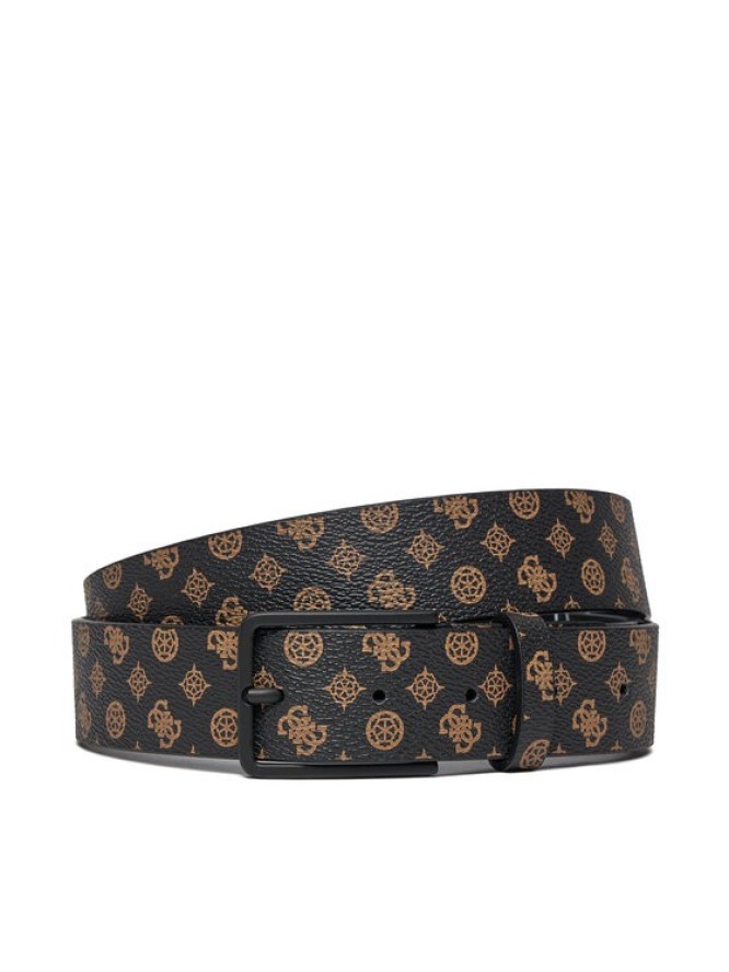 Guess Pasek Męski Micro Peony Eco Belts BM7793 P4135 Brązowy