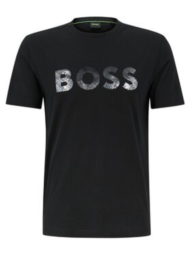Boss T-Shirt 50488833 Czarny Regular Fit