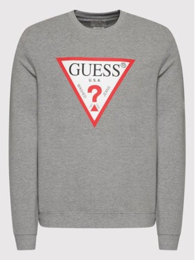 Guess Bluza Audley M2YQ37 K6ZS1 Szary Slim Fit