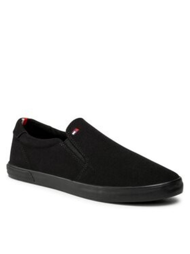 Tommy Hilfiger Tenisówki Iconic Slip On FM0FM00597 Czarny