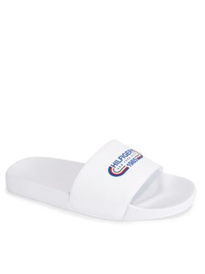 Tommy Hilfiger Klapki Rwb Hilfiger Oly Pool Slide FM0FM05019 Biały