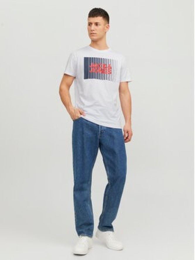 Jack&Jones T-Shirt Corp 12233999 Biały Standard Fit