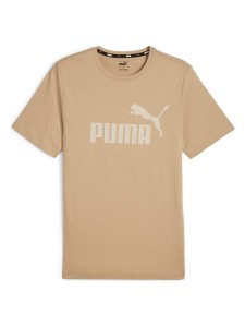 Puma Koszulka "ESS" w kolorze beżowym rozmiar: L