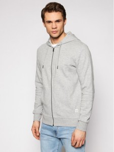 Jack&Jones Bluza Basic 12181901 Szary Regular Fit