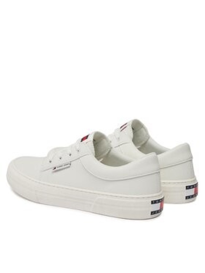 Tommy Jeans Sneakersy Tjm Vulc. Skate Derby Ess EM0EM01400 Écru