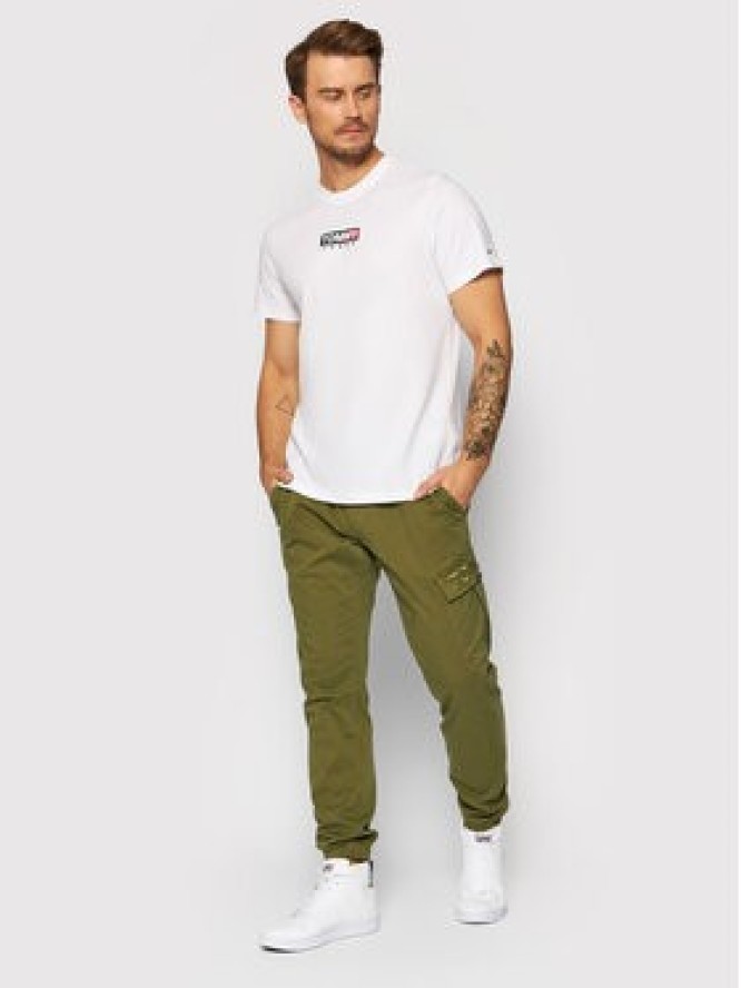 Tommy Jeans T-Shirt Tjm Entry Print DM0DM11601 Biały Relaxed Fit