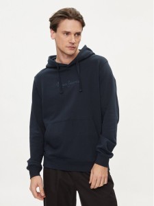 Pepe Jeans Bluza Joe Hoodie PM582573 Granatowy Regular Fit