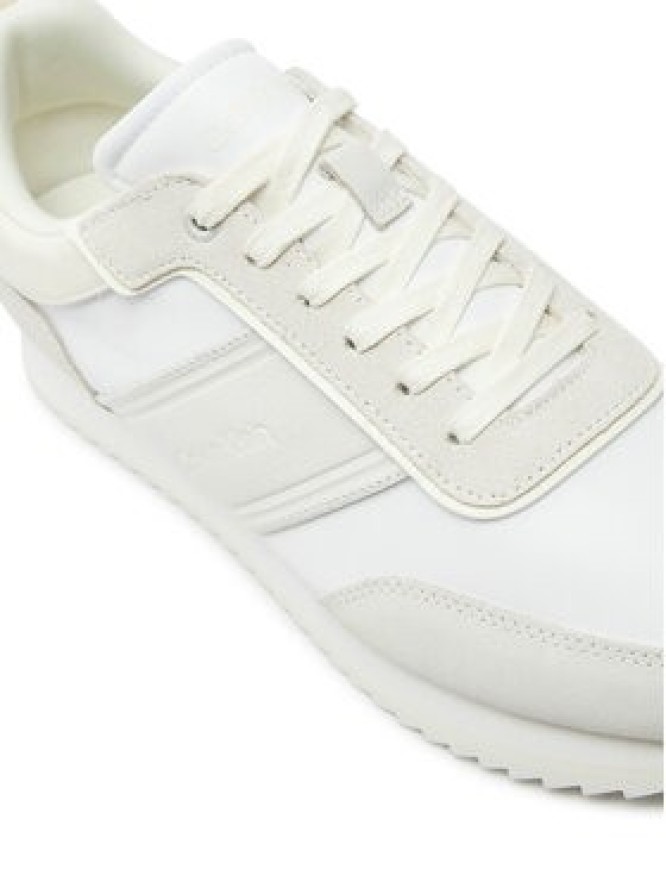 Calvin Klein Sneakersy Low Top Lace Up Mix HM0HM01554 Biały