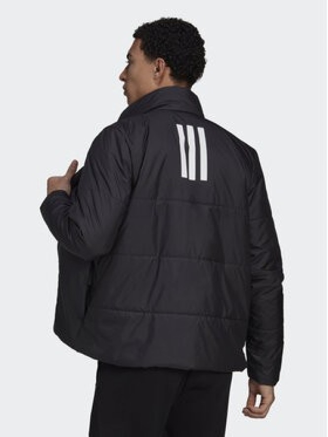 adidas Kurtka puchowa Bsc 3-Stripes HG8758 Czarny Regular Fit