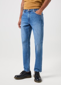 WRANGLER GREENSBORO MĘSKIE SPODNIE JEANSOWE DŻINSY GARNER BLUE 112350836