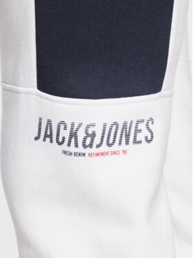 Jack&Jones Spodnie dresowe Will 12219927 Biały Regular Fit