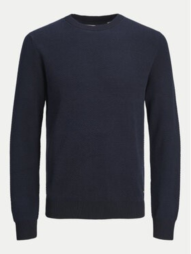 Jack&Jones Sweter Globe 12258139 Granatowy Regular Fit