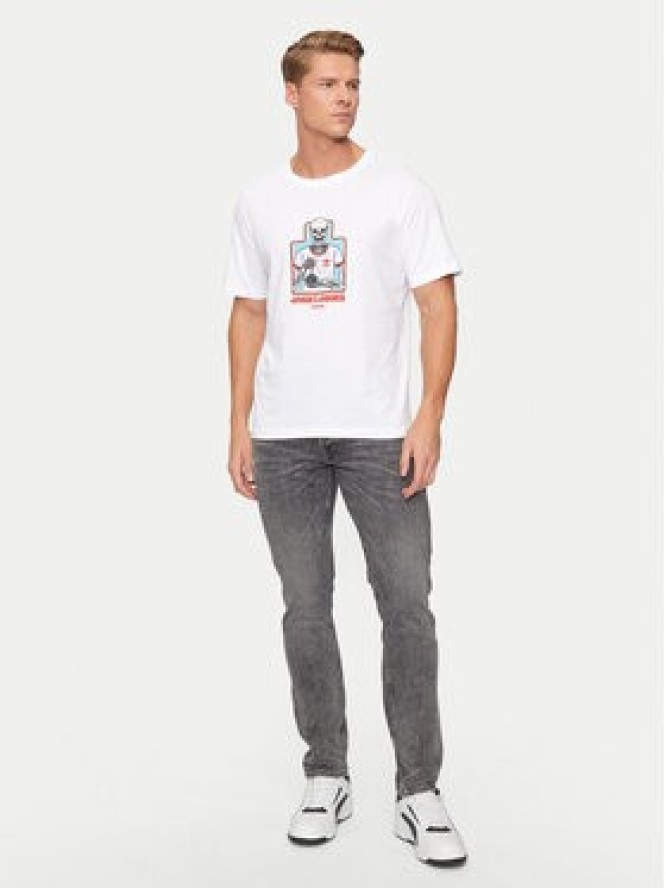 Jack&Jones T-Shirt Eight Skull 12264841 Biały Standard Fit