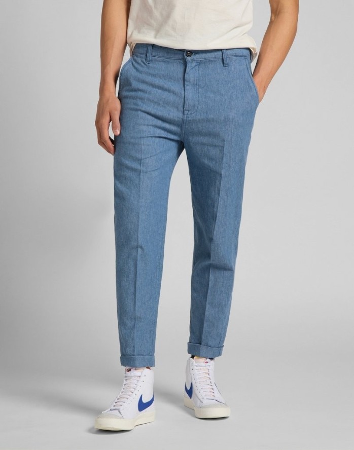 SPODNIE MĘSKIE LEE TAPERED CHINO RINSE L70RNB36