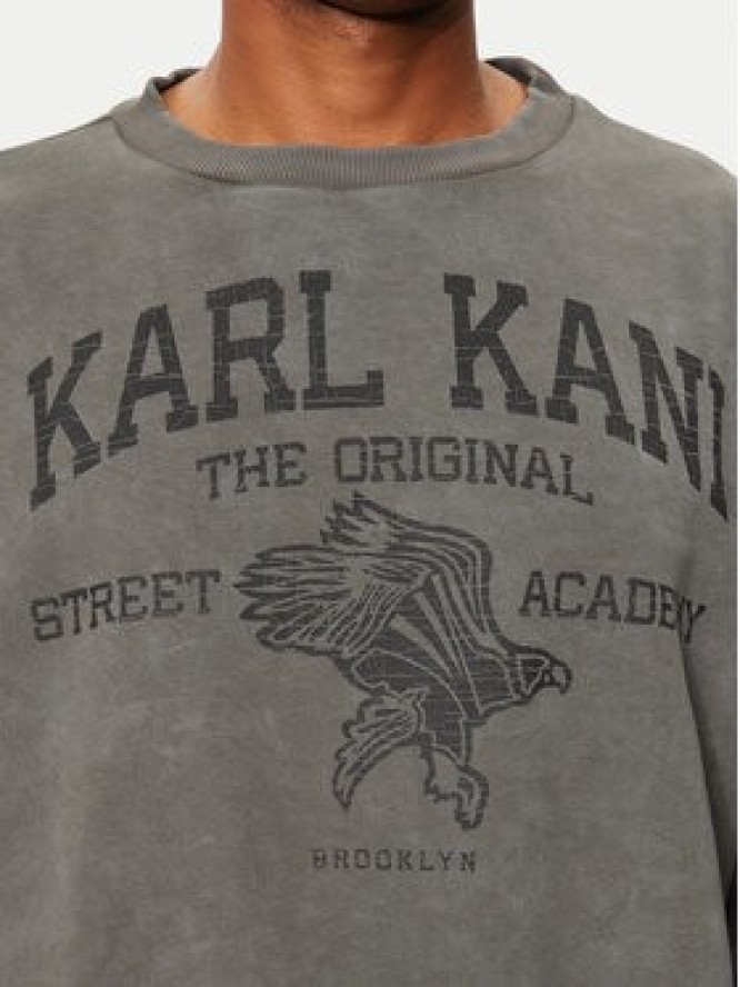 Karl Kani Bluza Street Academy 60290006 Szary Regular Fit