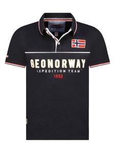 Geographical Norway Koszulka polo "Kerato" w kolorze czarnym rozmiar: XL