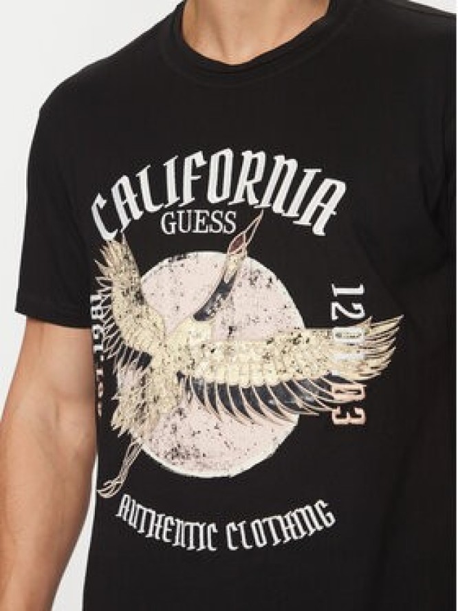 Guess T-Shirt M5RI19 K8FQ4 Czarny Regular Fit