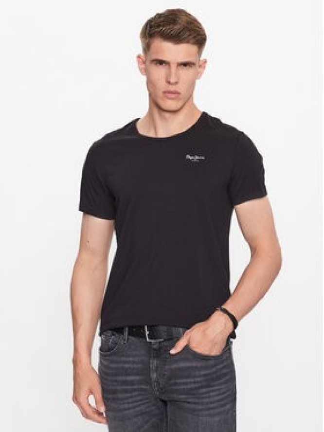 Pepe Jeans Komplet 2 t-shirtów Pepe Tshirt 2P PMU10976 Czarny Regular Fit