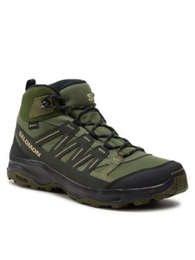 Salomon Trekkingi Grivola Mid Gore-Tex L47606400 Zielony