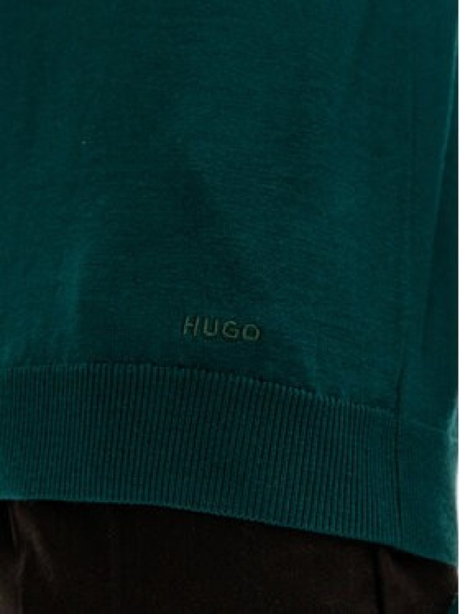 Hugo Sweter San Cedric-M1 50476832 Zielony Regular Fit