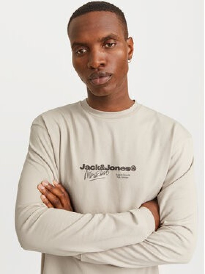 Jack&Jones Longsleeve Charlie 12265426 Beżowy Regular Fit