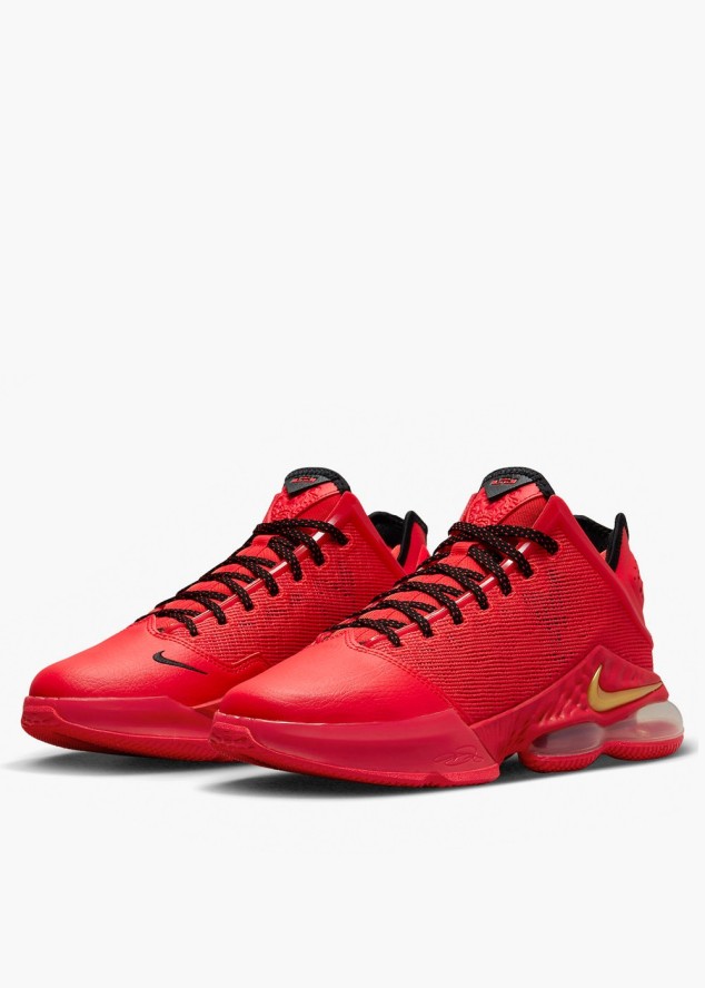 Buty do koszykówki męskie Nike LeBron XIX Low Light Crimson