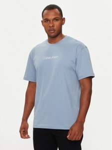 Calvin Klein T-Shirt Hero K10K111346 Niebieski Regular Fit