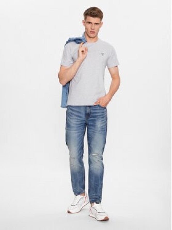 Guess T-Shirt U97M00 K6YW1 Szary Slim Fit