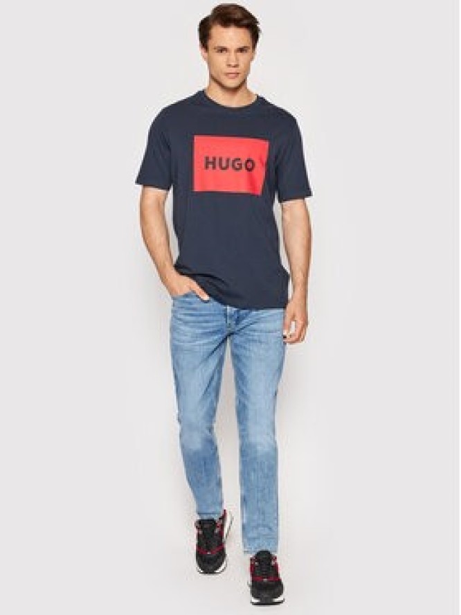 Hugo T-Shirt Dulive222 50467952 Granatowy Regular Fit