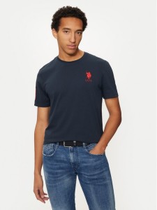 U.S. Polo Assn. T-Shirt MUP3311 Granatowy Slim Fit