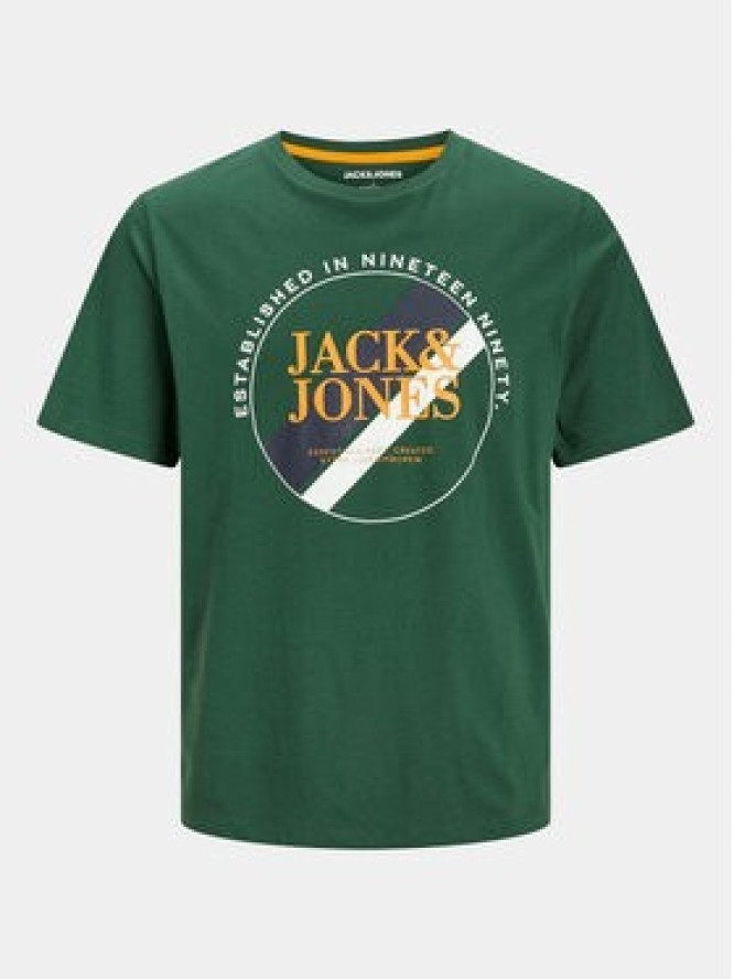 Jack&Jones T-Shirt Loof 12248624 Zielony Standard Fit