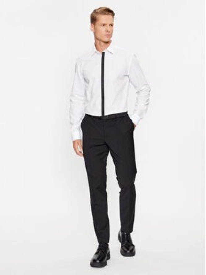 Hugo Koszula Keidi 50500966 Biały Slim Fit