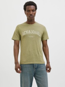 Jack & Jones Koszulka "Almeria" w kolorze zielonym rozmiar: XXL