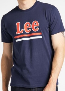 LEE STRIPE TEE MĘSKI T-SHIRT DARK NAVY L64VFQNM 112115948