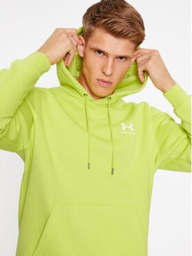 Under Armour Bluza Ua Essential Fleece Hoodie 1373880 Żółty Loose Fit