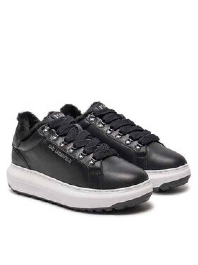 KARL LAGERFELD Sneakersy KL57544 Czarny