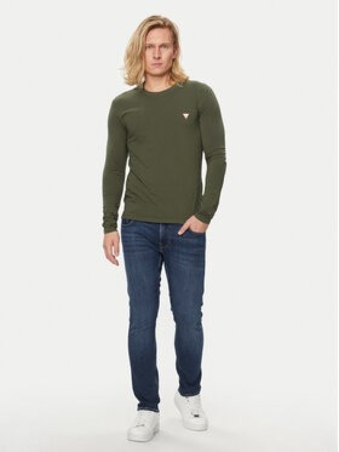 Guess Longsleeve M2YI28 J1314 Khaki Slim Fit