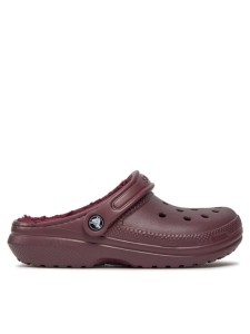 Crocs Klapki Crocs Classic Lined Clog 203591 Bordowy