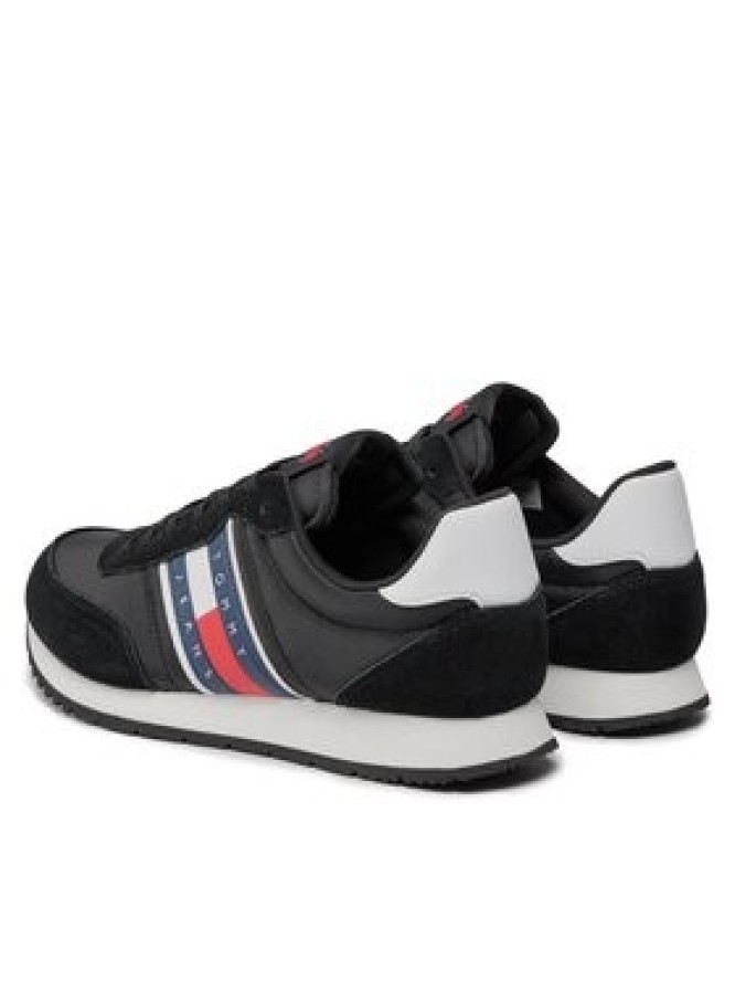 Tommy Jeans Sneakersy Tjm Runner Casual Ess EM0EM01351 Czarny