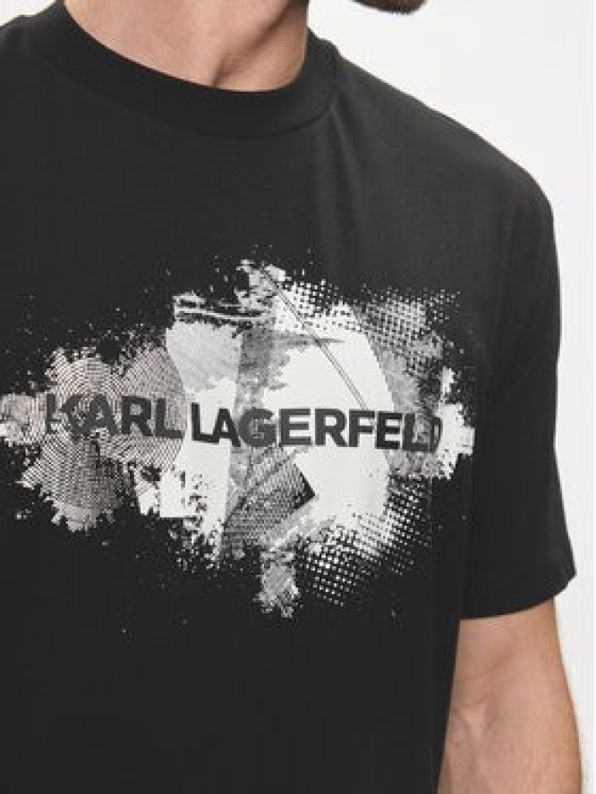 KARL LAGERFELD T-Shirt 755148 542224 Czarny Regular Fit