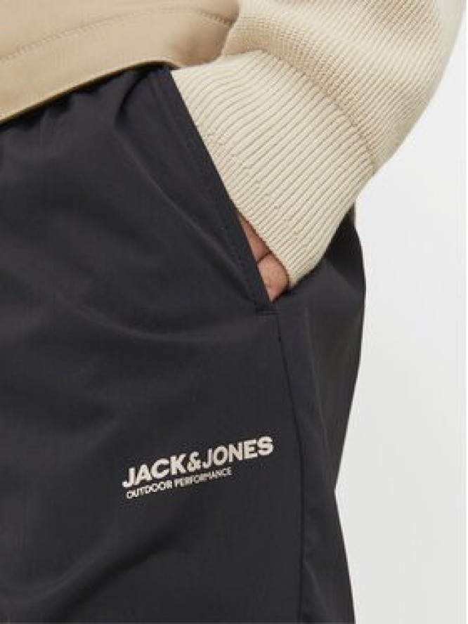 Jack&Jones Spodnie dresowe Karl 12253040 Czarny Loose Fit