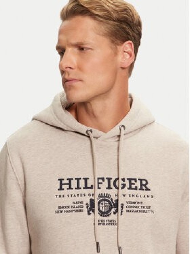 Tommy Hilfiger Bluza MW0MW35527 Beżowy Regular Fit