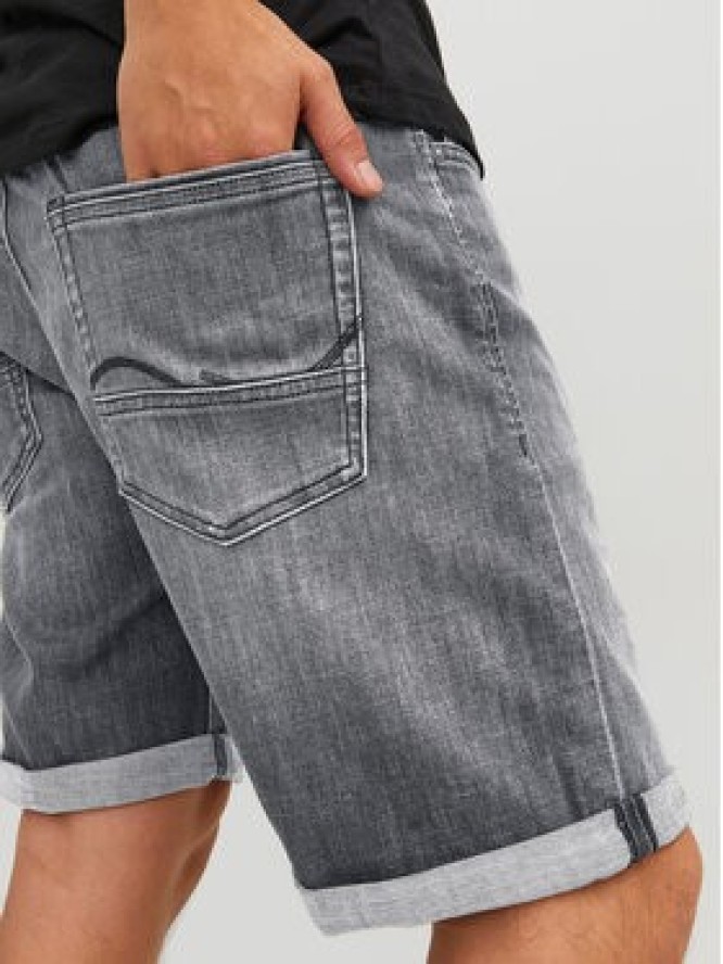 Jack&Jones Szorty jeansowe Chris 12236193 Szary Relaxed Fit