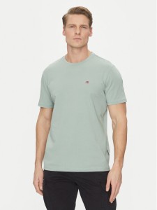 Napapijri T-Shirt Salis NP0A4H8D Khaki Regular Fit