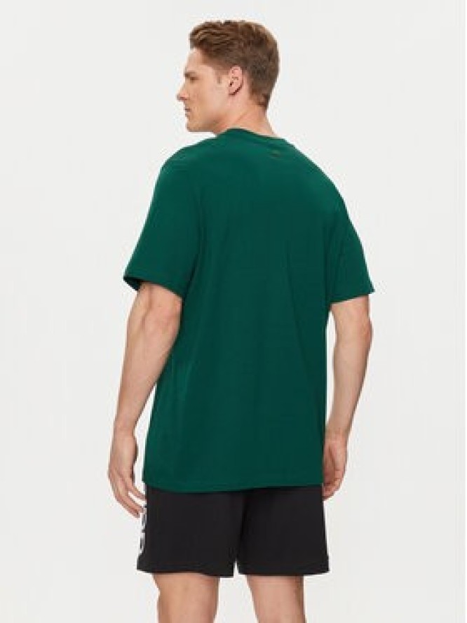 adidas T-Shirt Essentials Single Jersey Linear Embroidered Logo T-Shirt IJ8658 Zielony Regular Fit